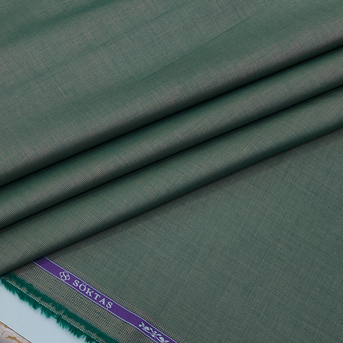 Shirt Fabric Soktas 100% Cotton Oxford Weave Colour Feldgrau Green