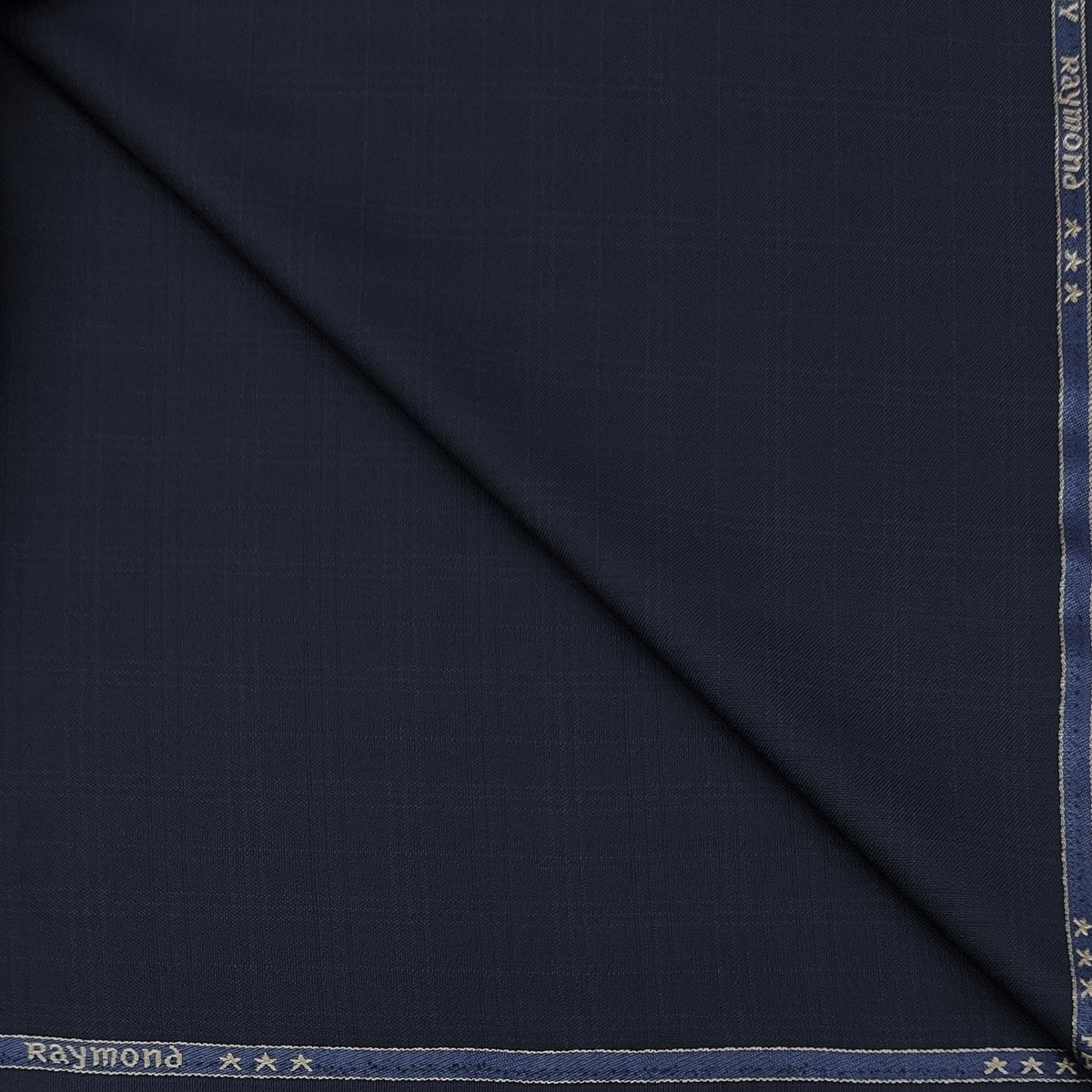Blazer Fabric Raymond Poly Viscose Tartan Check Colour Dark Blue