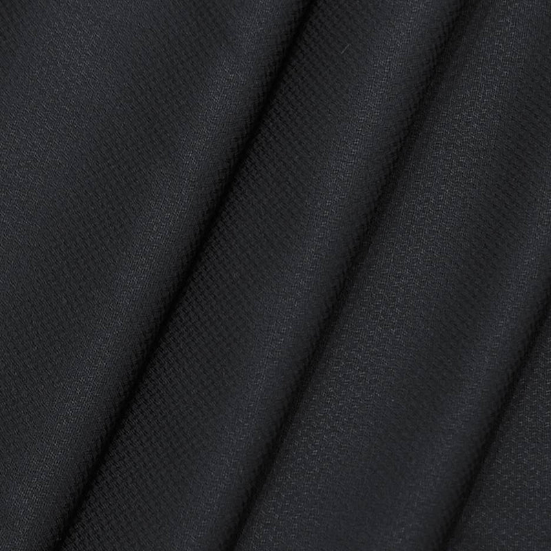 Raymond Fine Count Poly Viscose Dotted Black Blazer Fabric Men
