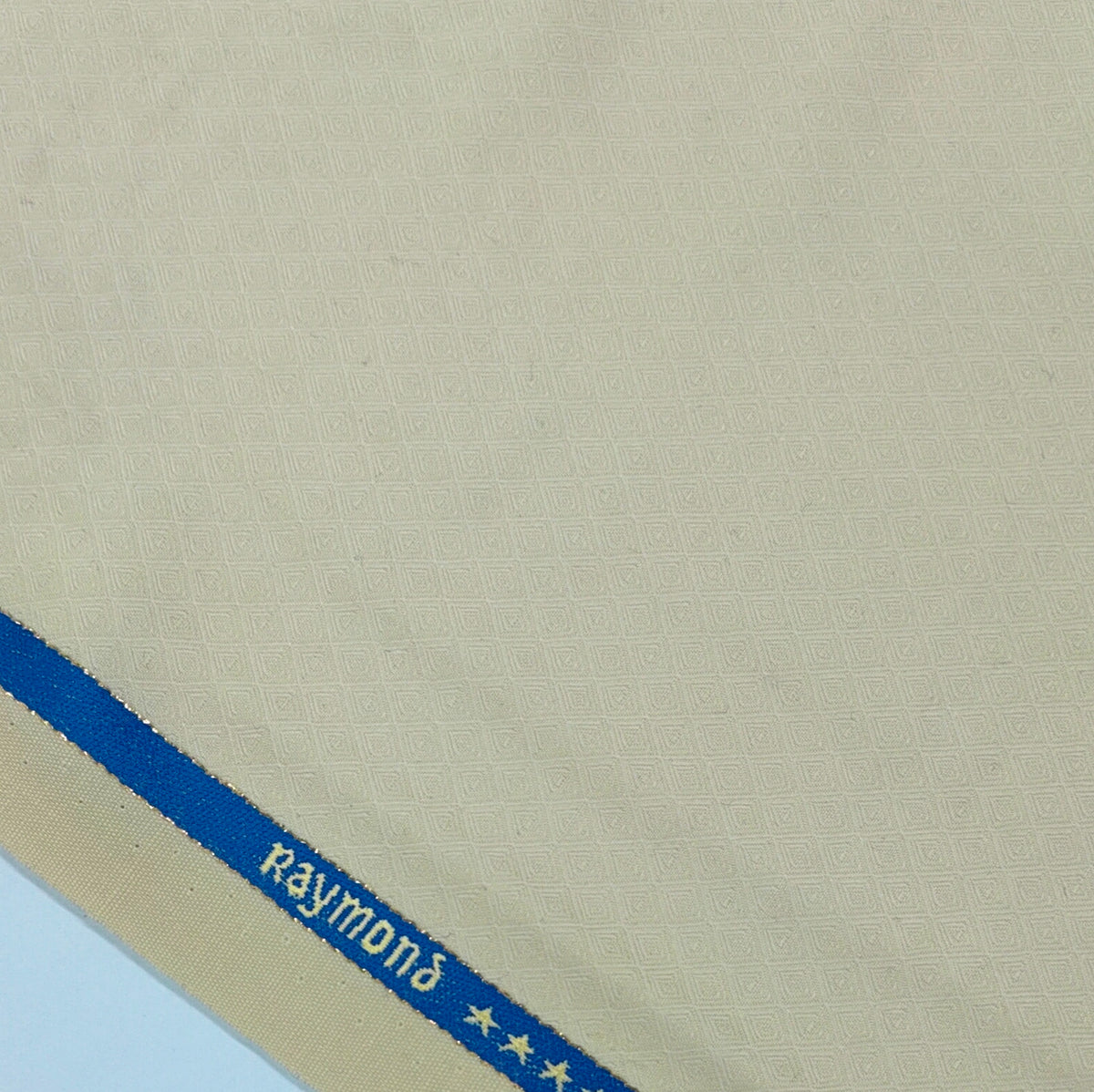 Trouser Fabric Raymond Wool Blended Jacquard Colour Ivory Cream