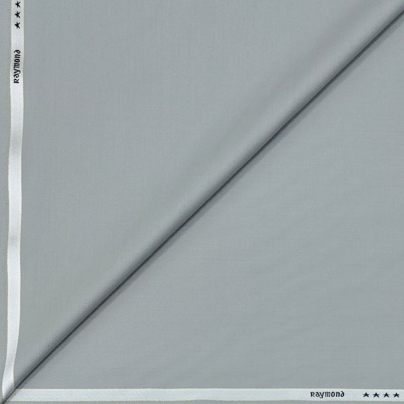Raymond Exotic Premium Super 140s Count 45% wool Plain Suiting Fabric Colour Lilac Silver Grey