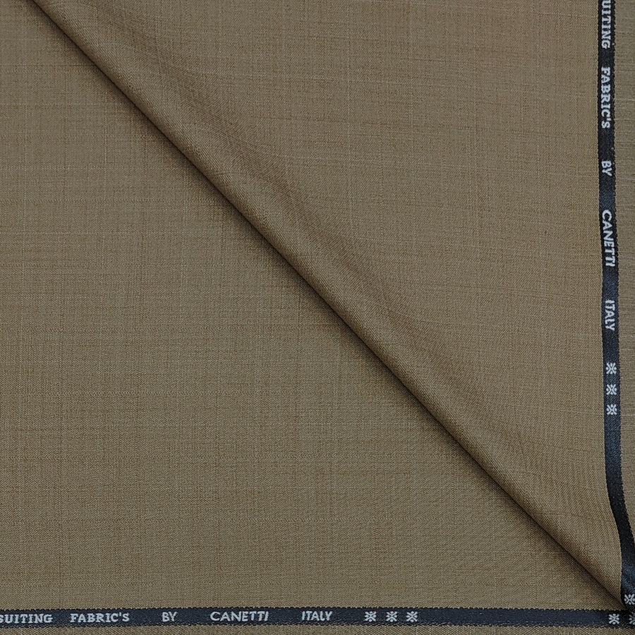 Trouser Fabric Canetti Italy Luxury TR Structure Colour Umber Brown