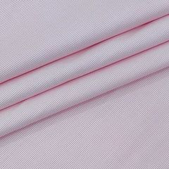 Shirt Fabric Arvind 100% Pure Cotton Micro Check Colour Light Pink