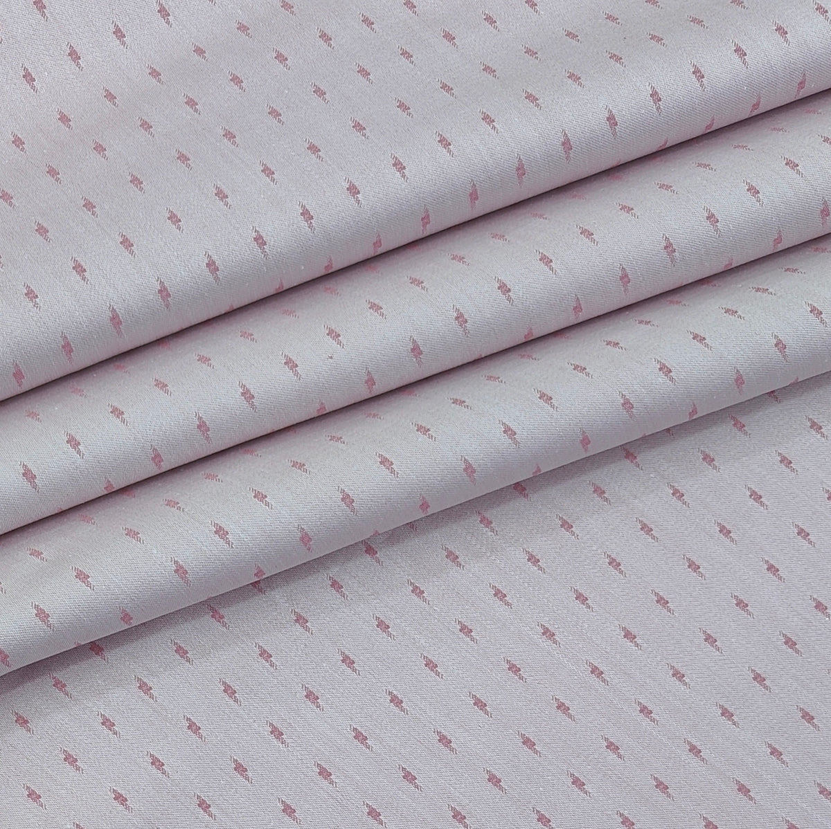 Shirt Fabric Arvind 100% Pure Cotton Dobby Colour Dusty Pink