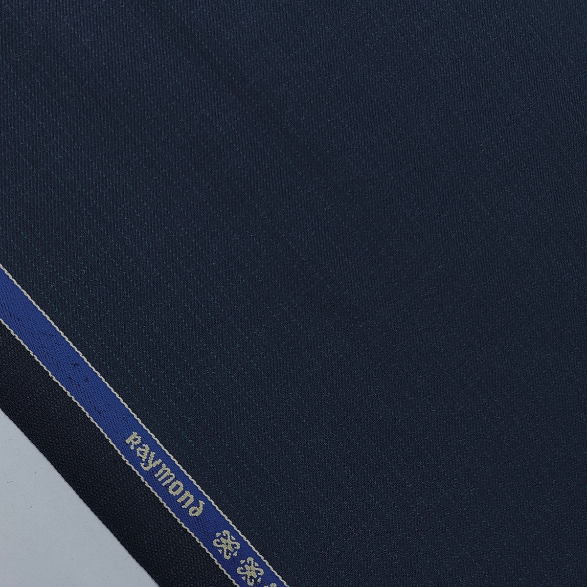 Trouser Fabric Raymond Wool Blended Pin Lining Colour Dark Blue