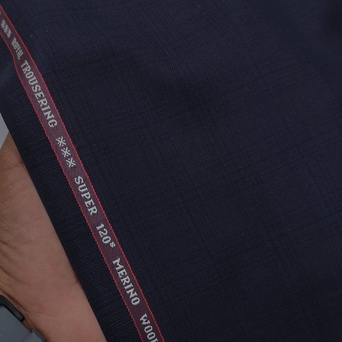Suit Fabric Raymond Super 120s Count 45% Wool Mild Check Color Plum Wine