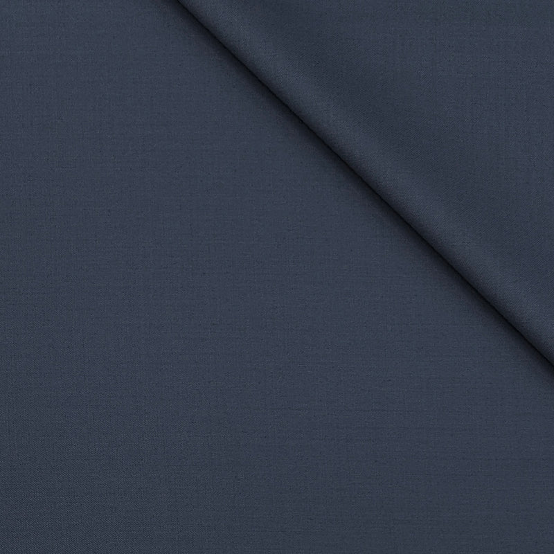 Suit Fabric Raymond Super Luxurious 40% Rich Wool Plain Color Greyish Blue