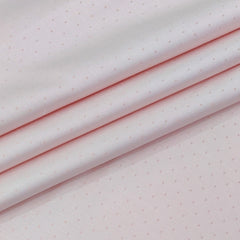 Shirt Fabric Arvind 100% Pure Cotton Dobby Colour Baby Pink