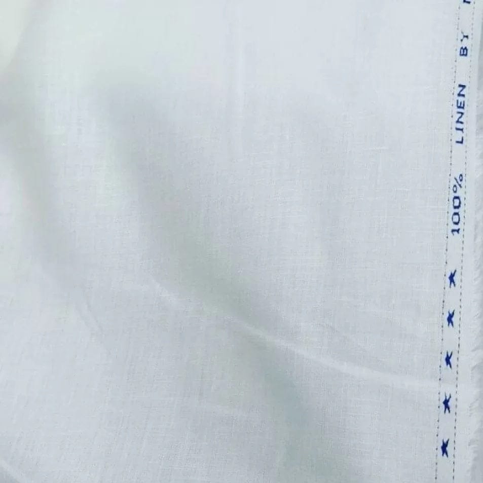 Birla Century pure linen 60 lea White shirt fabric freeshipping - ManTire
