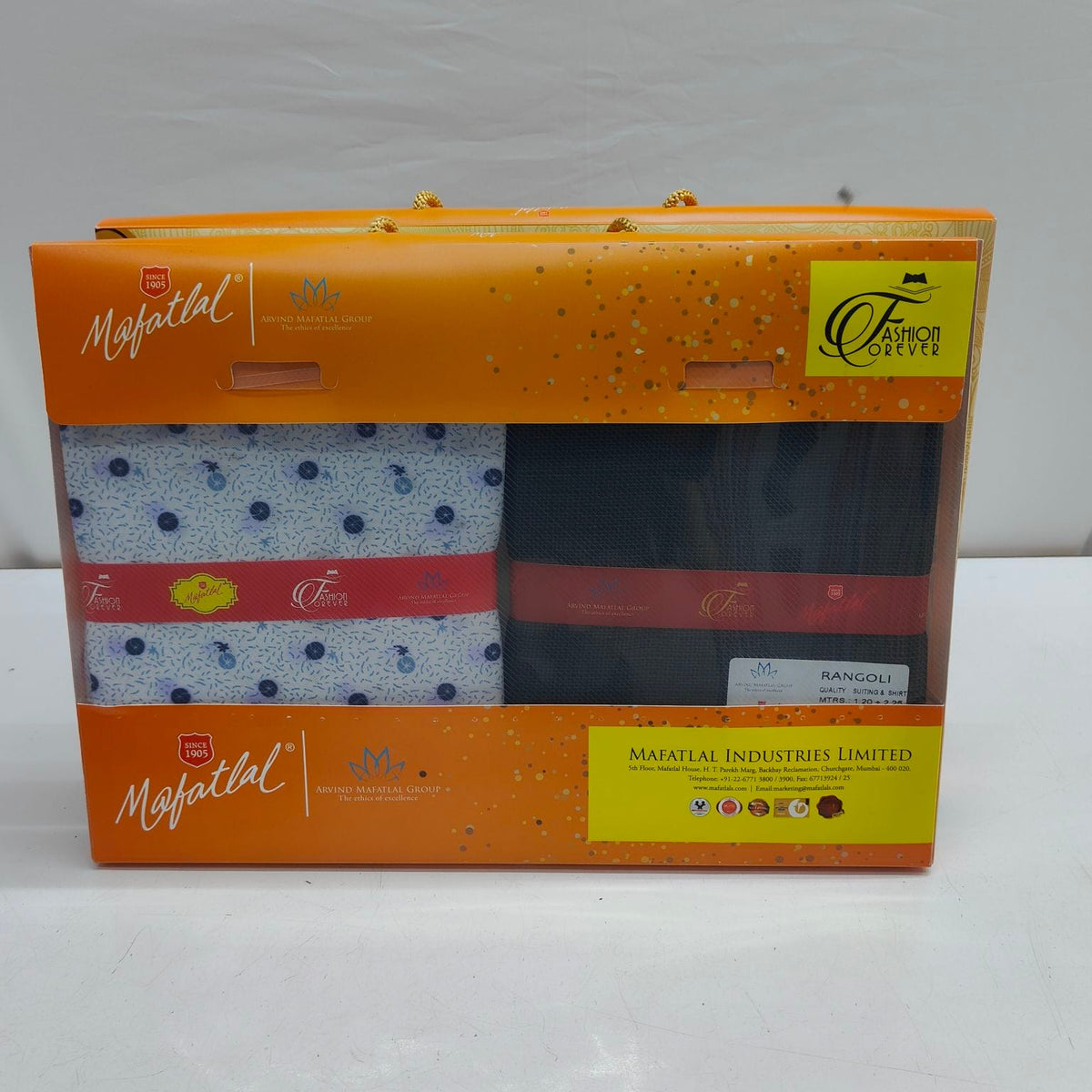 Mafatlal Pant Shirt Fabric combo Gift Pack MRP 805/-