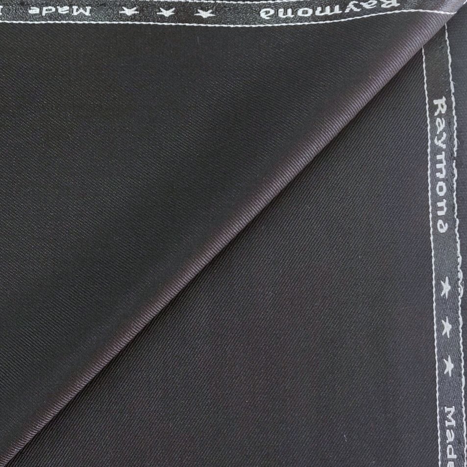 Raymond plane Black Trouser fabric for men freeshipping - ManTire