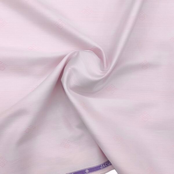 soktas baby pink premium jacquard shirt fabric