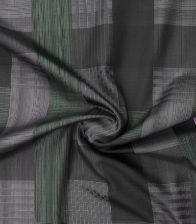 soktas Green jacquard premium mens shirtfabric