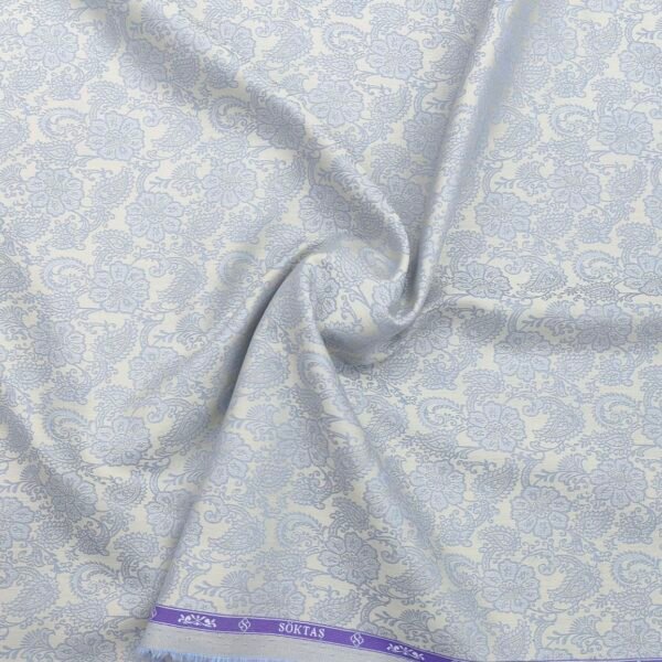 soktas grey wedding bespoke shirt fabric