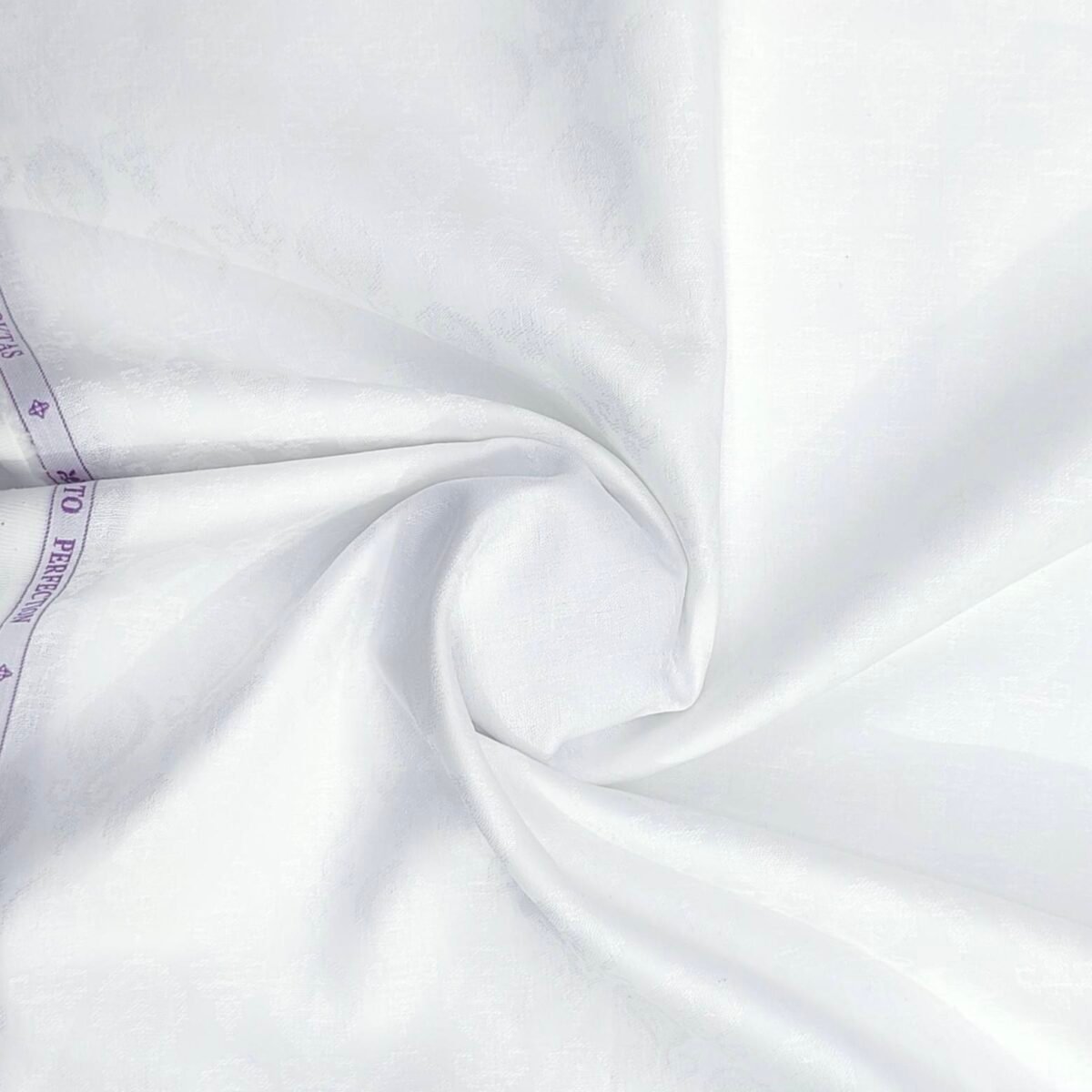 soktas white jacquard shirt fabric