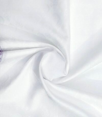 soktas white jacquard shirt fabric