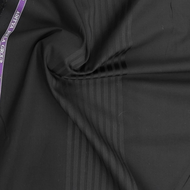 soktas Black tuxedo plain shirt fabric