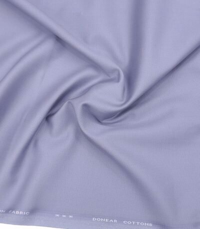Donear lavender self textured cotton trouser fabric