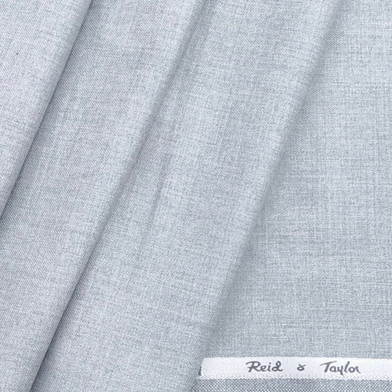 Reid N Taylor premium self textured light grey pant fabric