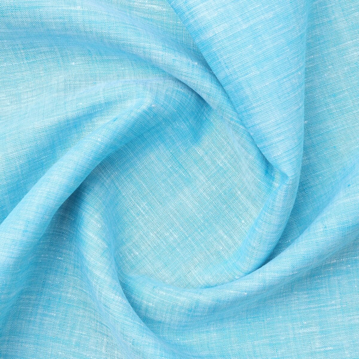 linen club pure linen 60 lea plain shirt fabric colour sea blue
