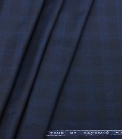 Raymond Premium Dark Blue lycra Trouser fabric