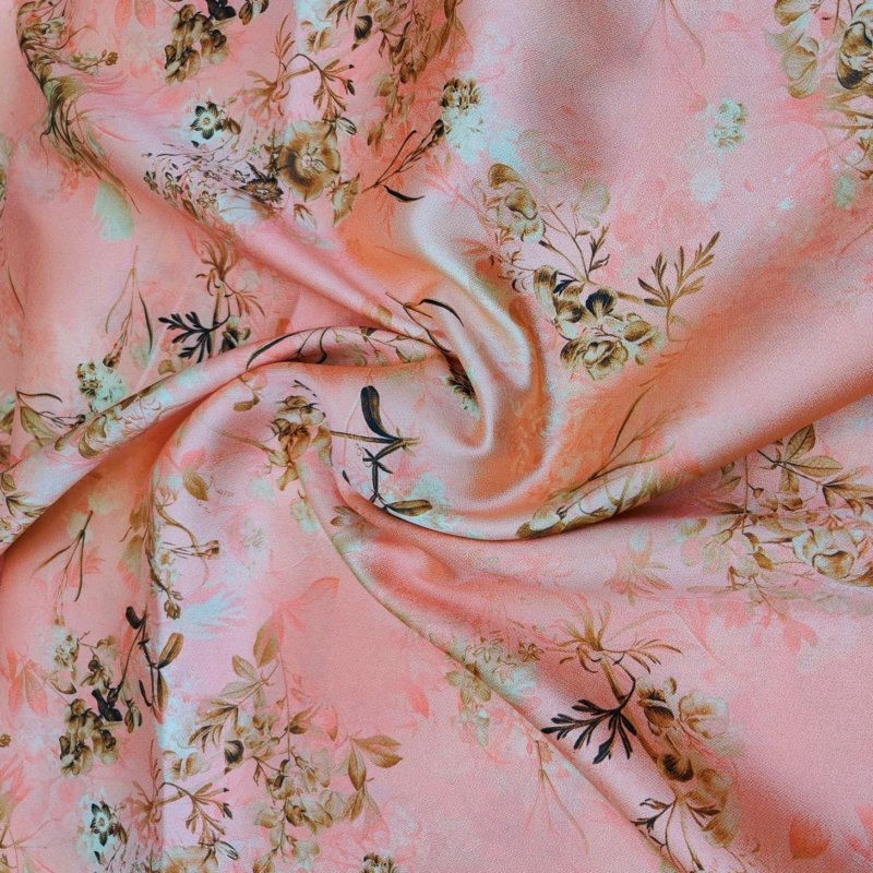 ManTire Salmon Rose Pink Colour Fabric