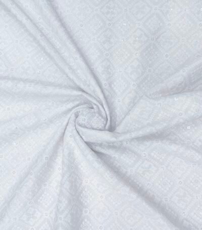 ManTire White Colour Kurta fabric For Men