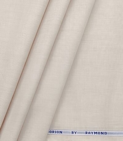 Raymond Light Brown plain Pure cotton premium shirt fabric